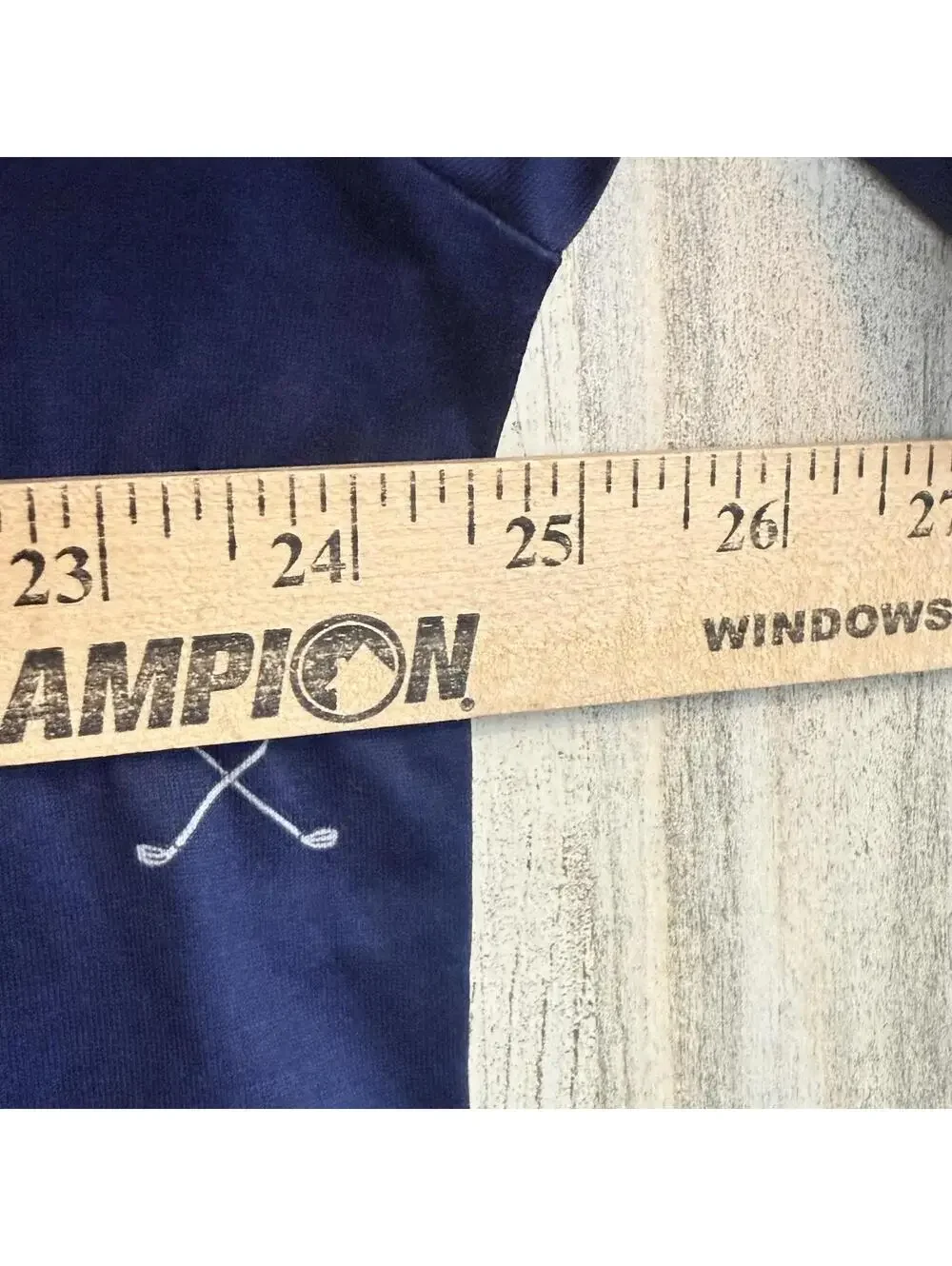 Vintage Polo Golf Ralph Lauren Men's Large Crown Clubs Shirt Missing Top Button